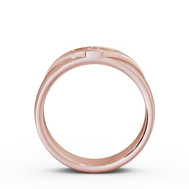 Giselle Ladies 0.05ct Round Lab Diamond V Cut Wedding Ring